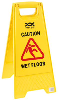 Robert Scott Wet Floor Sign