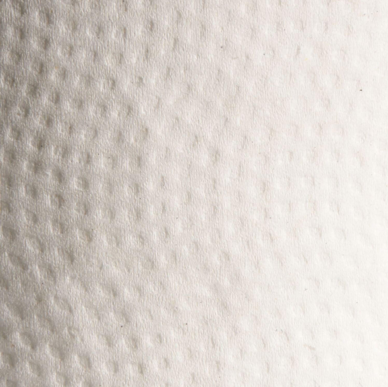 Close-up of E-matic 2 ply toilet tissue paper texture showing soft embossed finish