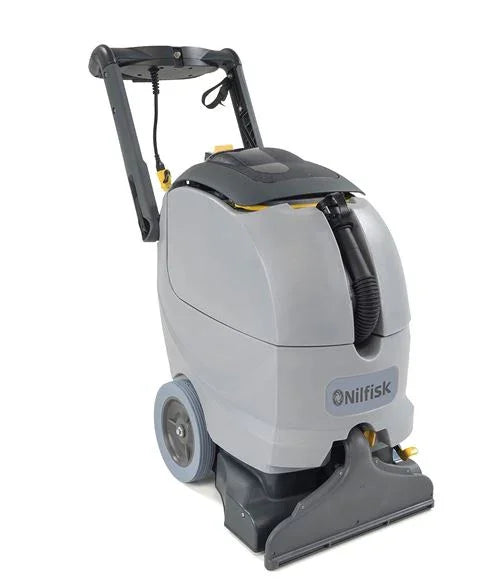 Nilfisk ES300 walk-behind carpet cleaner for commercial and industrial deep carpet cleaning