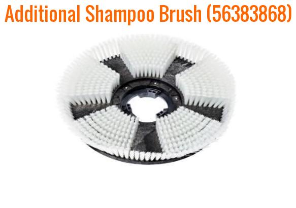 Optional shampoo brush accessory for the Nilfisk FM400D floor scrubber polisher