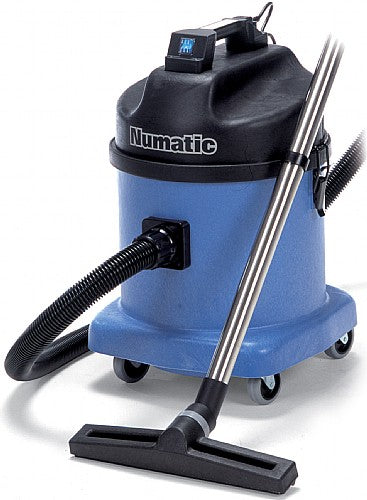Numatic WVD570 heavy duty industrial wet and dry vacuum cleaner with stainless steel wand and floor nozzle