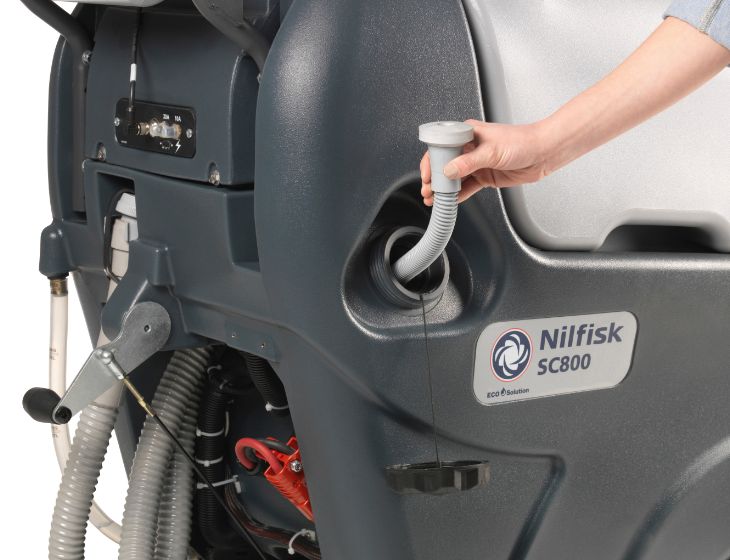 Nilfisk SC800-71 Walk behind Scrubber Dryer 710mm Scrubbing Width