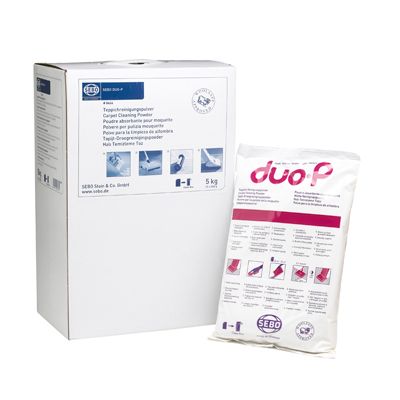 Genuine Sebo DUO-P Carpet Cleaning Powder 5KG -3600