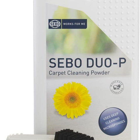 Sebo DUO-P Carpet Cleaning Powder Inc Brush 0478 500gm