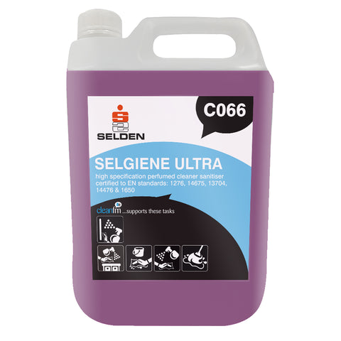 Selgiene Ultra Bactericidal Cleaner, C066, 5 Litre Selden